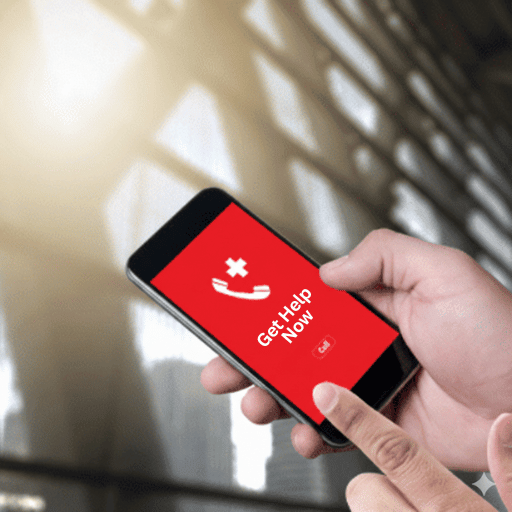 Telefonservicenummer für Soforthilfe vom Anwalt